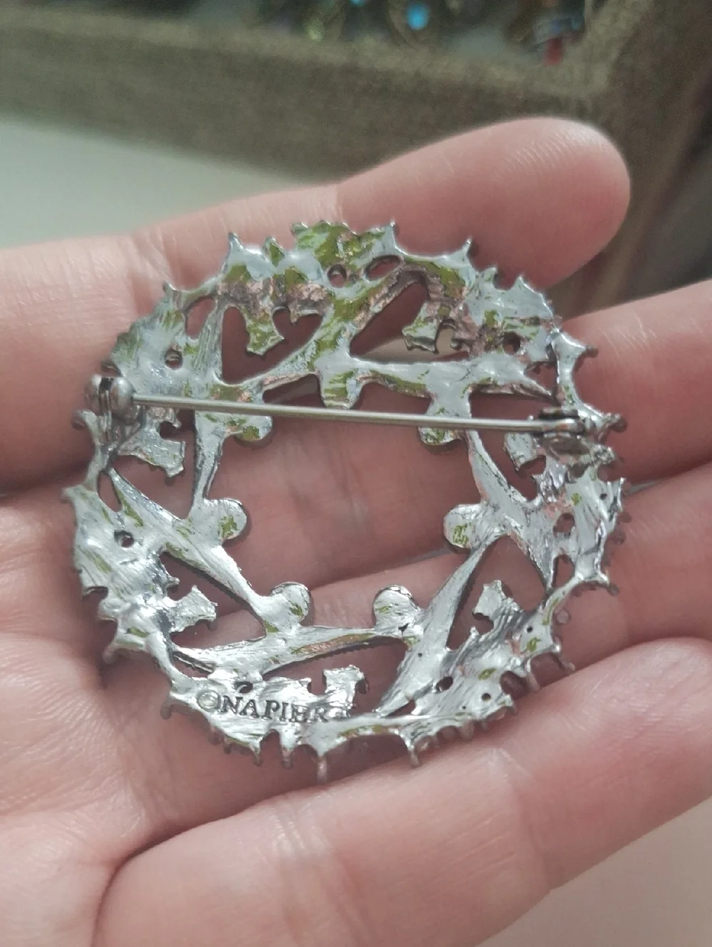 Napier Circle Brooch - Picture 2 of 2